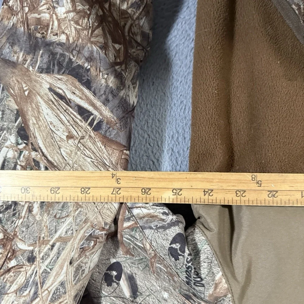 Drake Waterfowl MST Guardian Flex Fleece 1/4 Zip Camo Pullover Size Medium